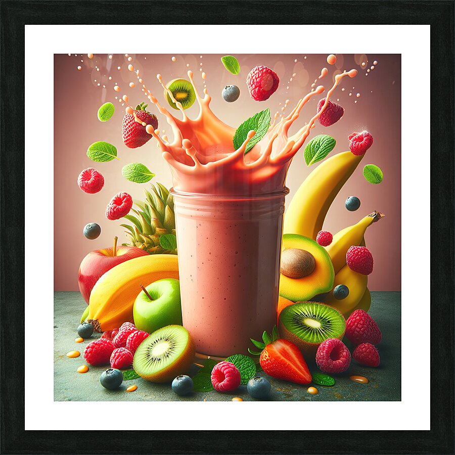 smoothie Picture Frame print