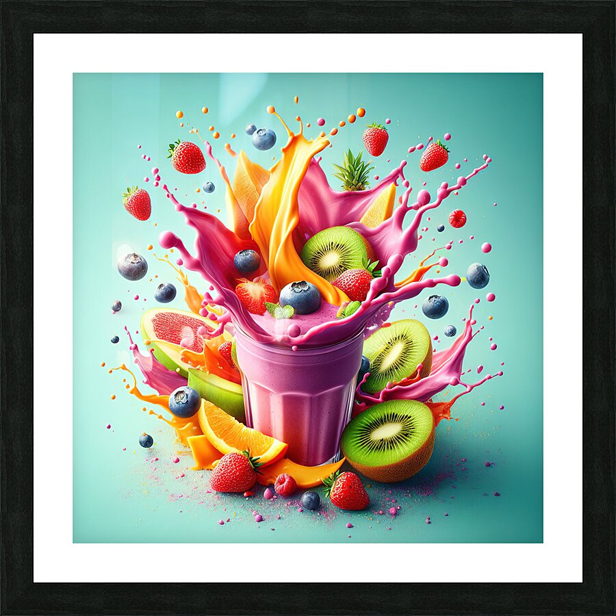 smoothie Picture Frame print