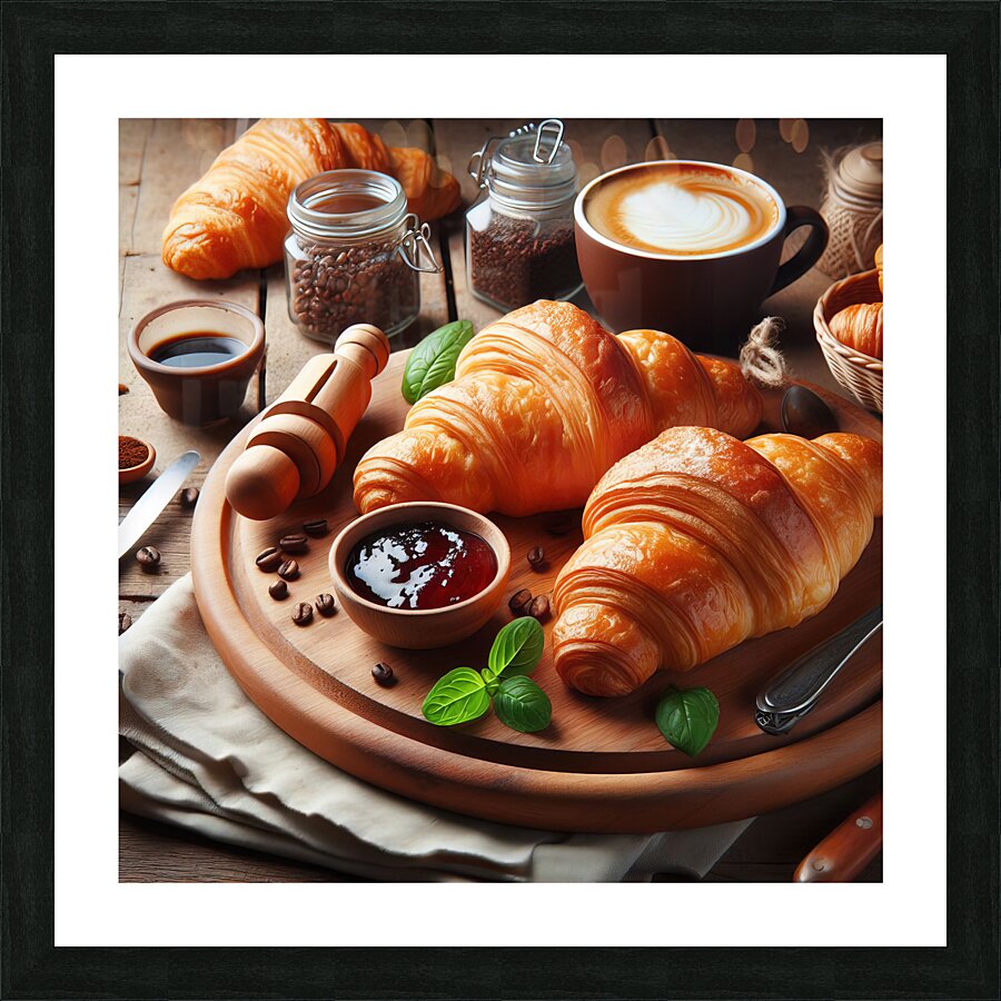 croissant 1 Picture Frame print