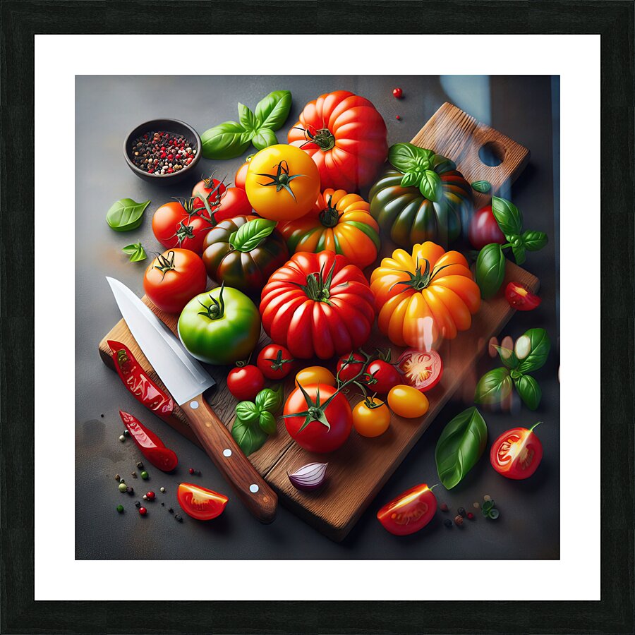 Tomatoes food photography 12 Picture Frame print