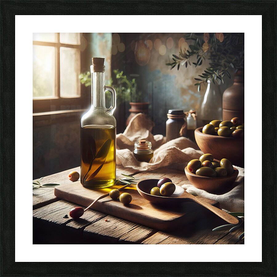 olive oil Spanish oil Mediterranean diet liquid g 1717086820.5507 Picture Frame print