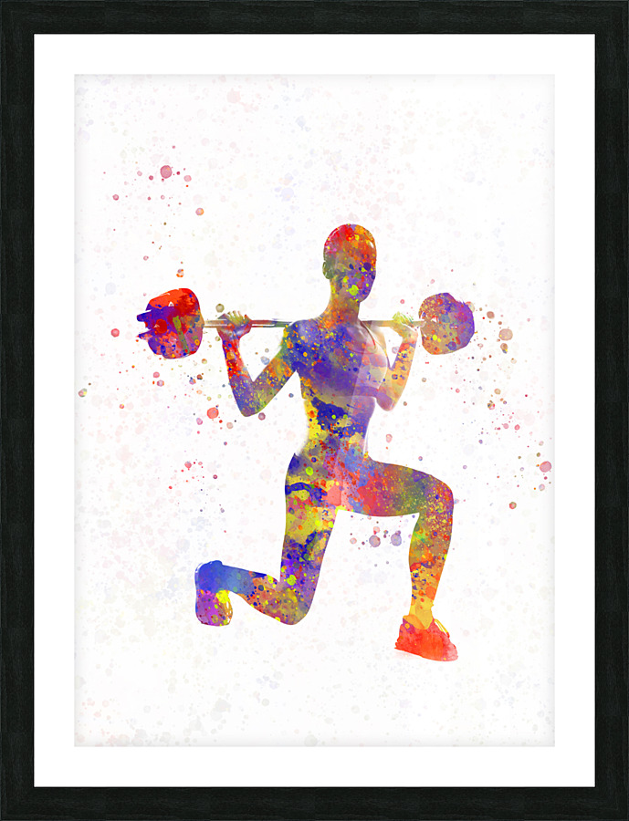 Fitness-musculation Picture Frame print