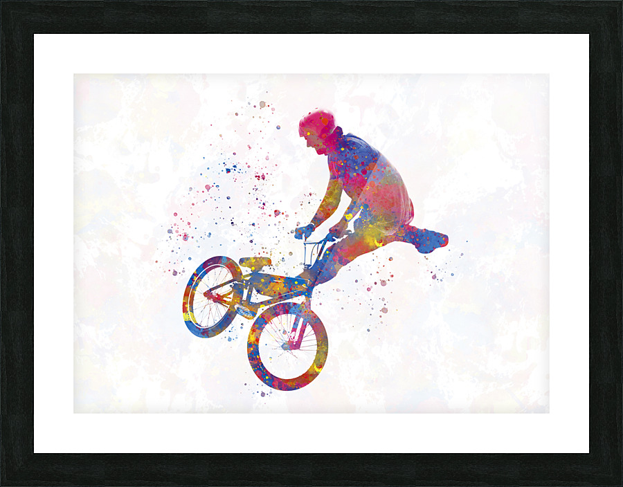 bmx-bike Picture Frame print