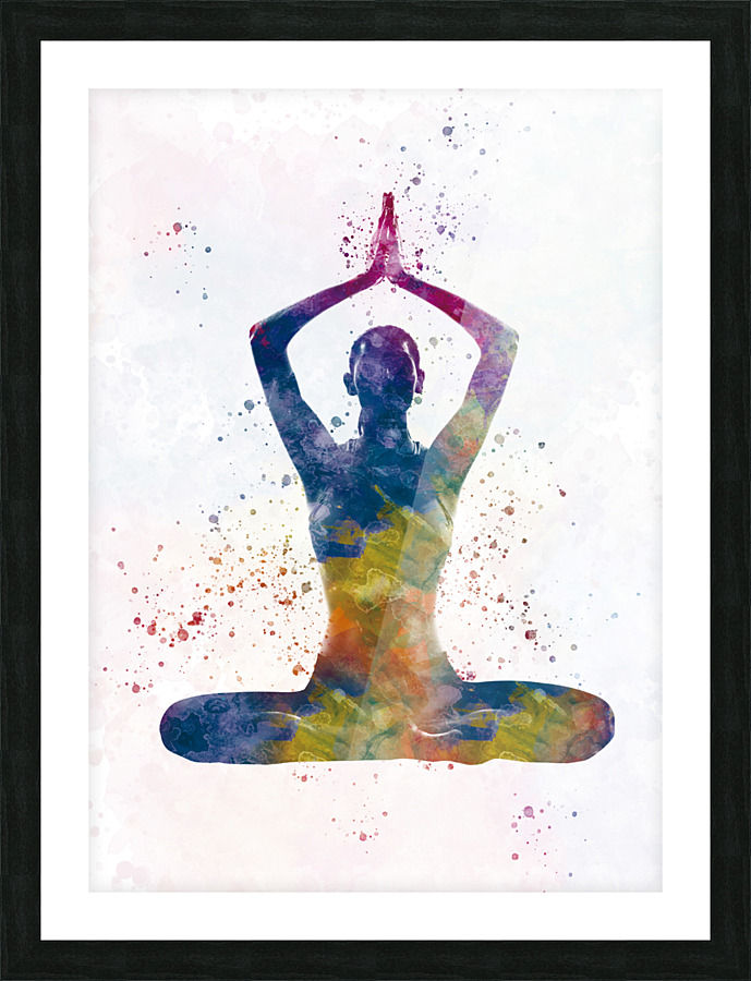 Yoga Picture Frame print