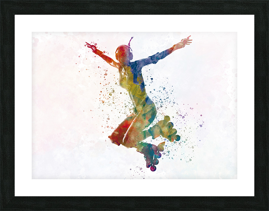 skater-skating Picture Frame print