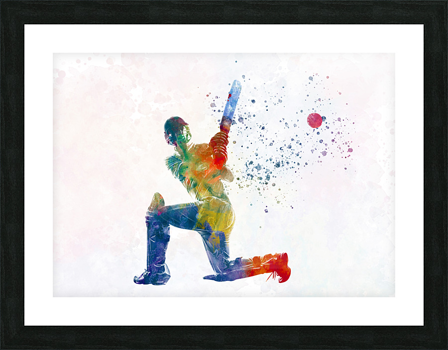 cricket player-cricketer Picture Frame print