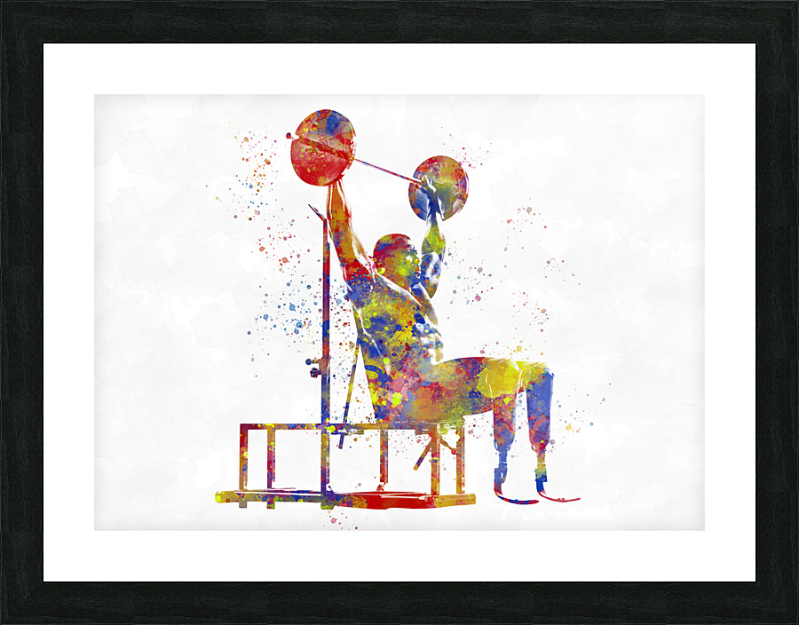 Paralympic athlete Picture Frame print