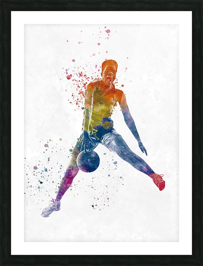 Basketball player Picture Frame print