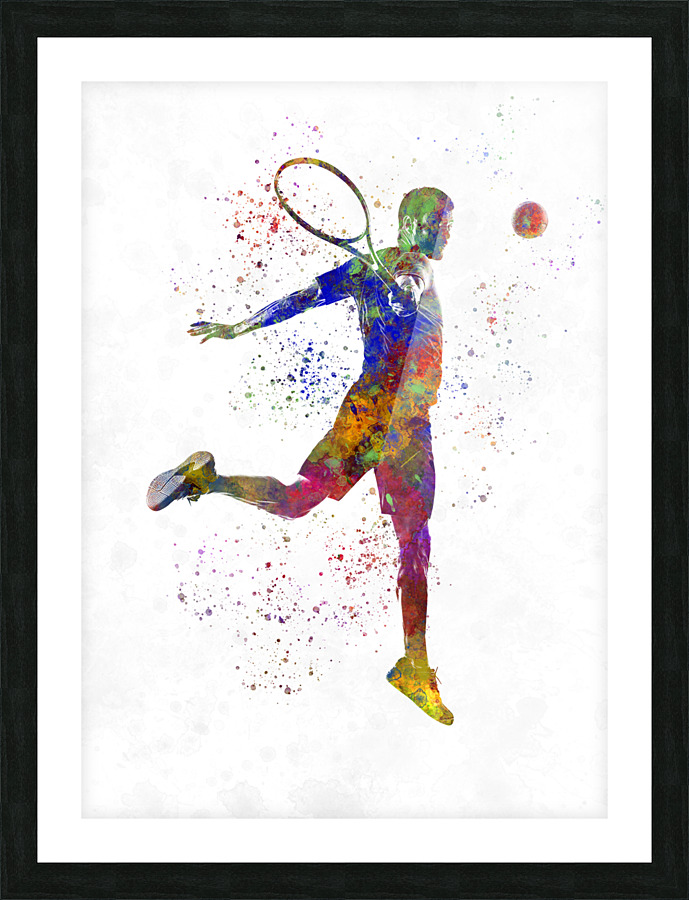 tennis player Picture Frame print