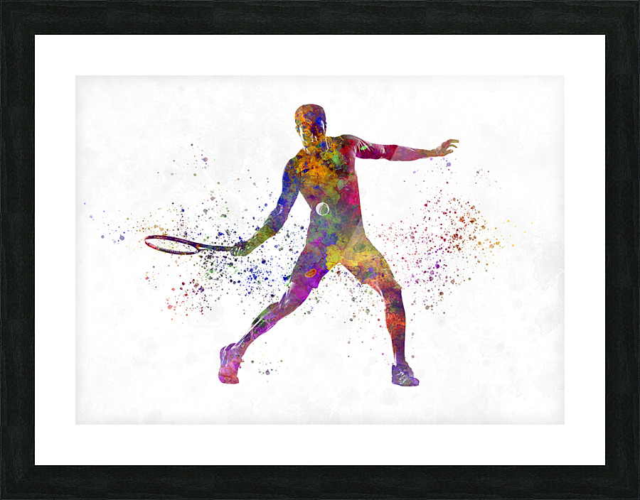tennis player Picture Frame print