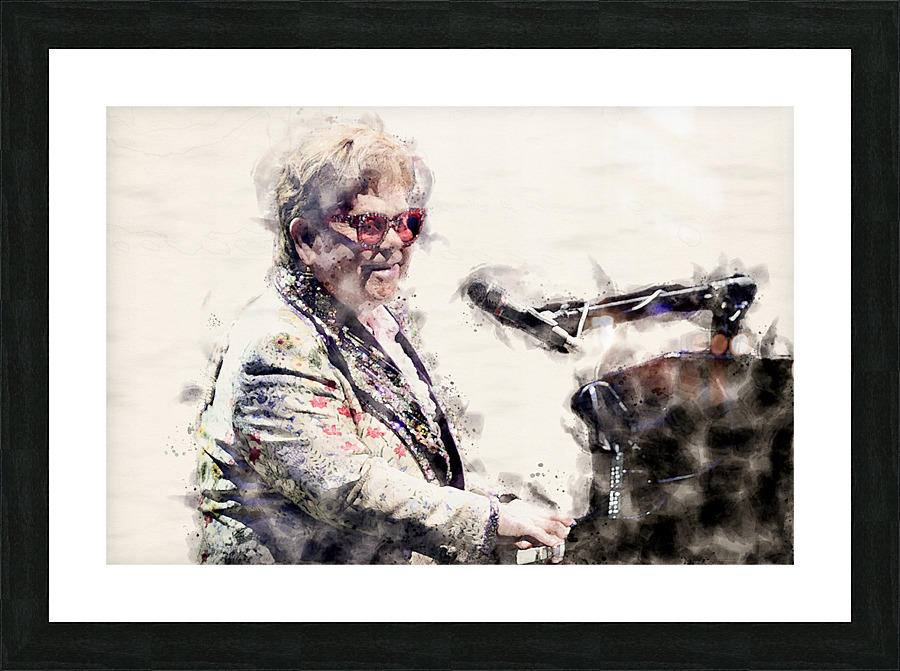 elton john Picture Frame print