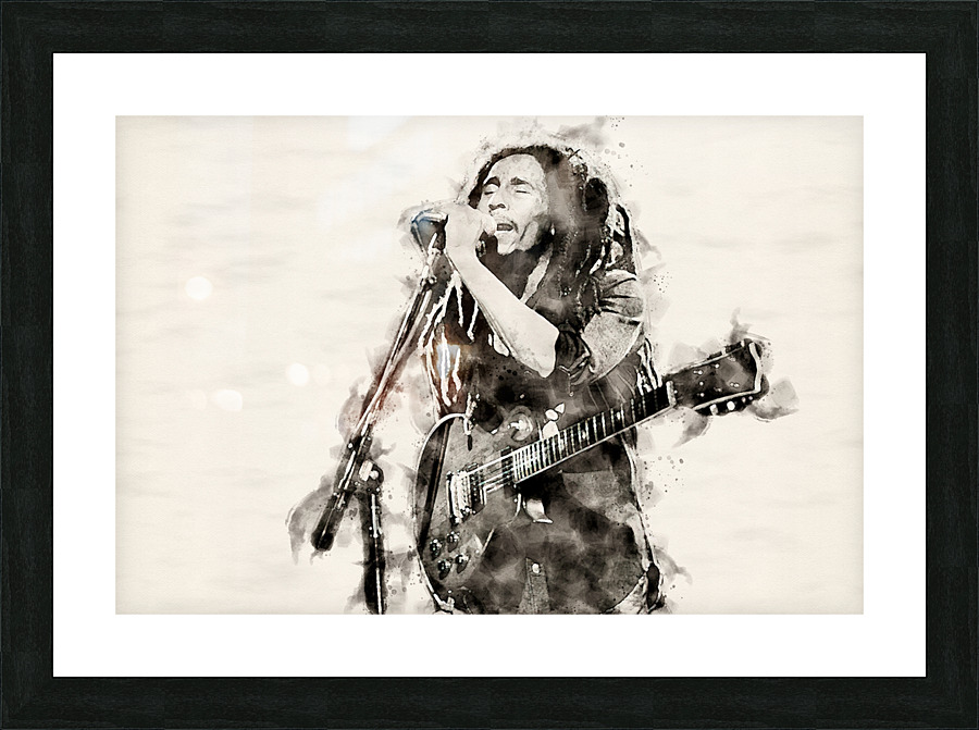  bob marley Picture Frame print
