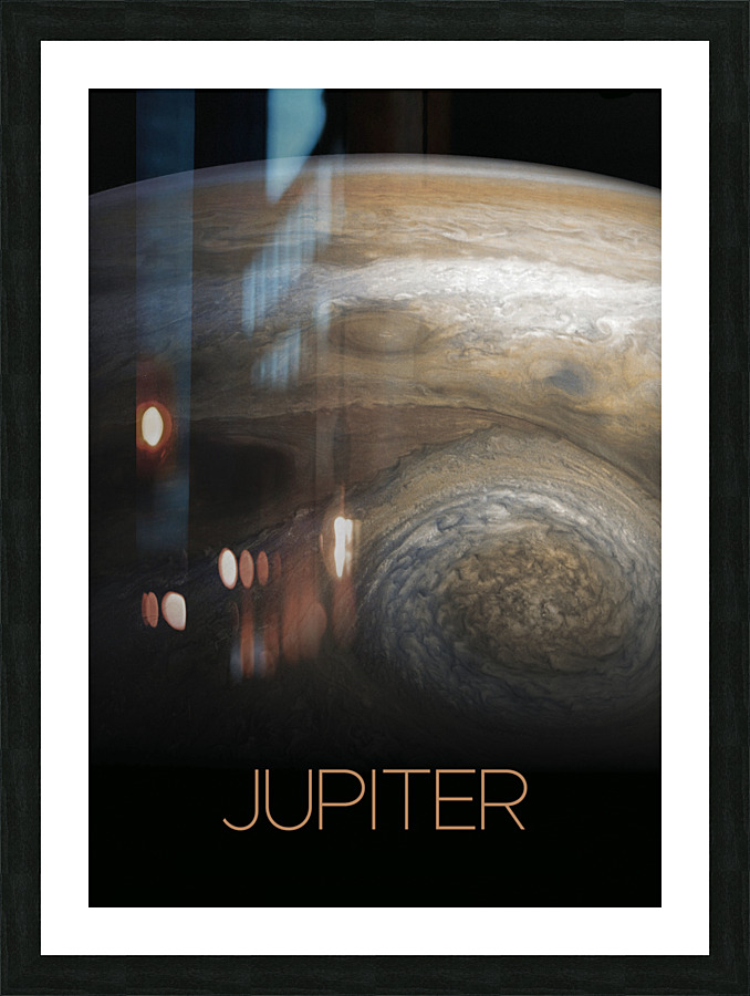 Jupiter-Nasa poster Picture Frame print