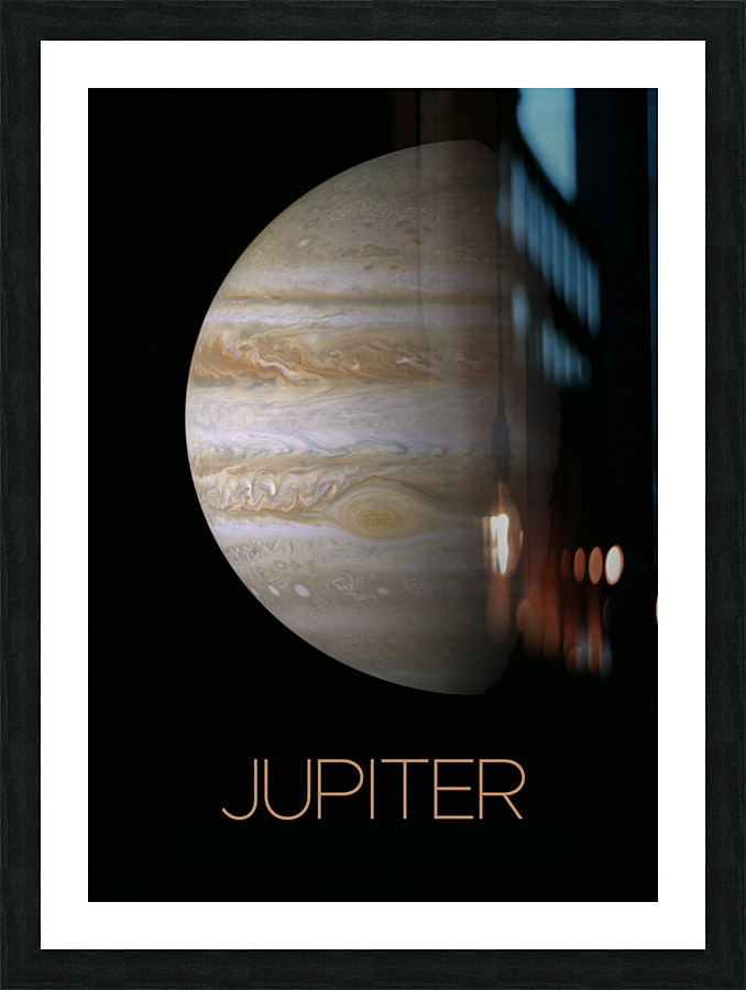 Jupiter-Nasa poster Picture Frame print