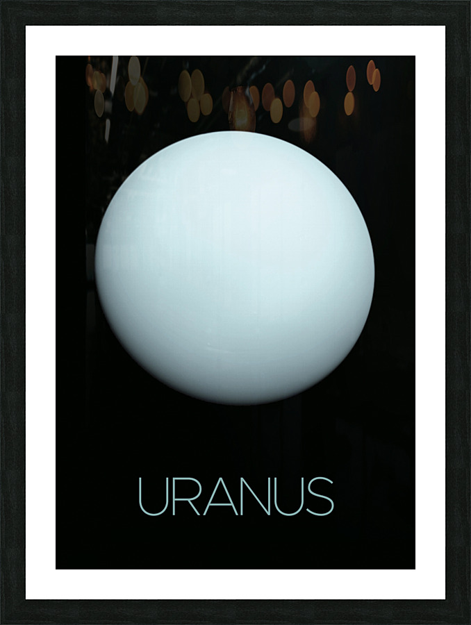 Uranus-Nasa poster Picture Frame print