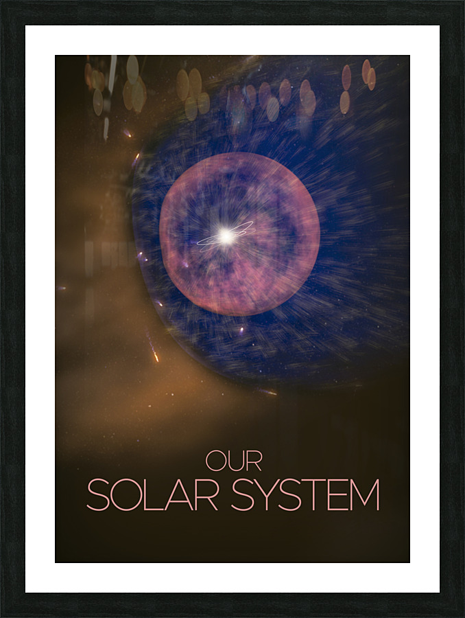Our solar system-Nasa poster Picture Frame print
