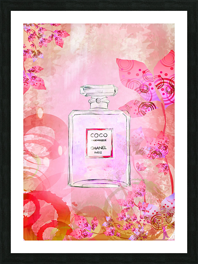 Coco Chanel fashion poster by artvi Wall Art
