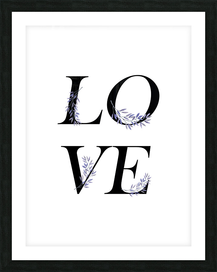  love Picture Frame print