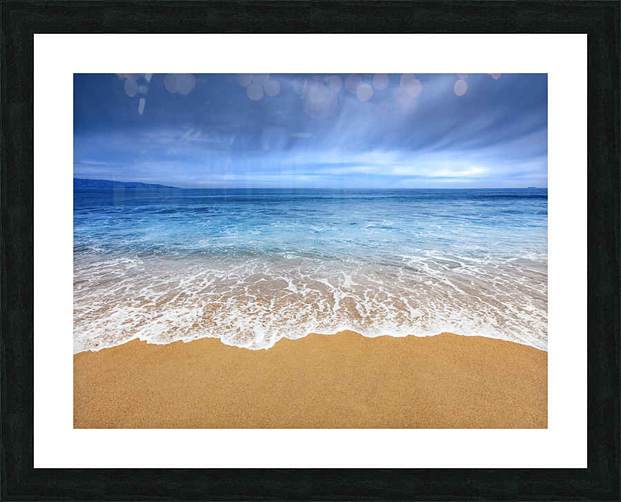 Tranquility by the sea Picture Frame print