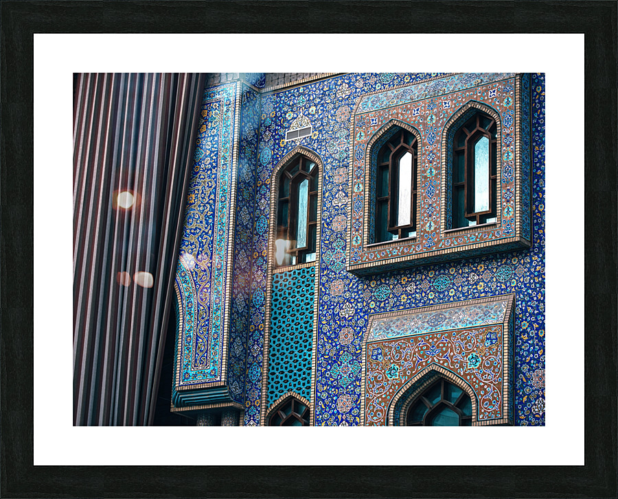 arabesque facade Picture Frame print