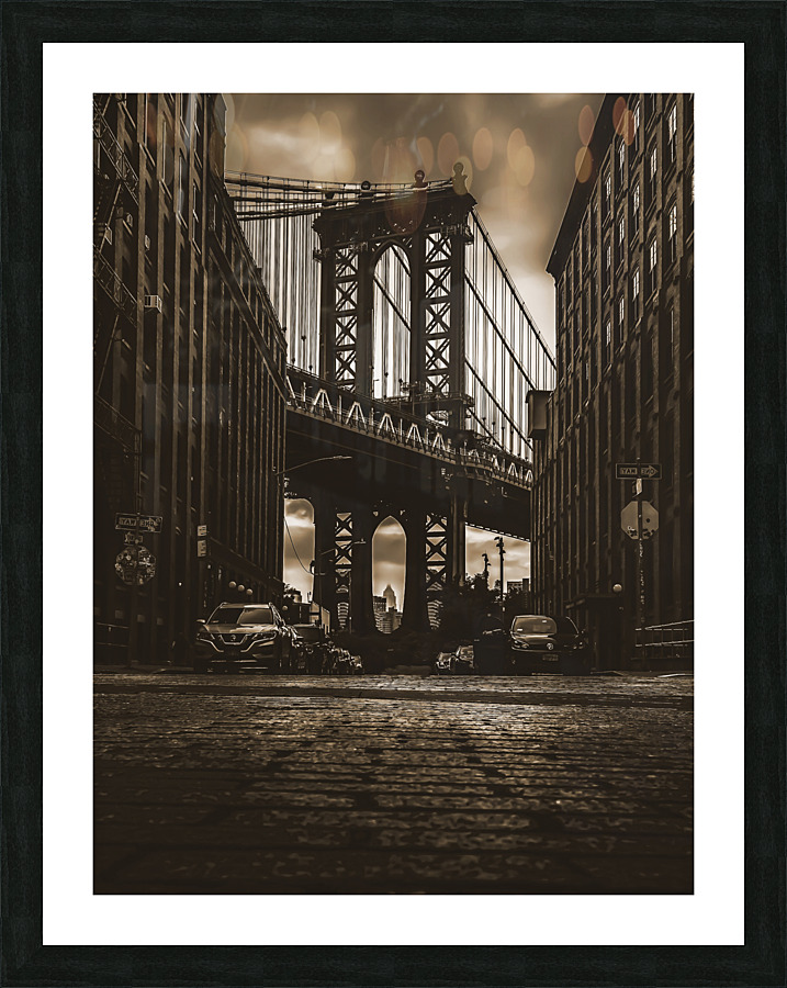 Brooklyn bridge Picture Frame print
