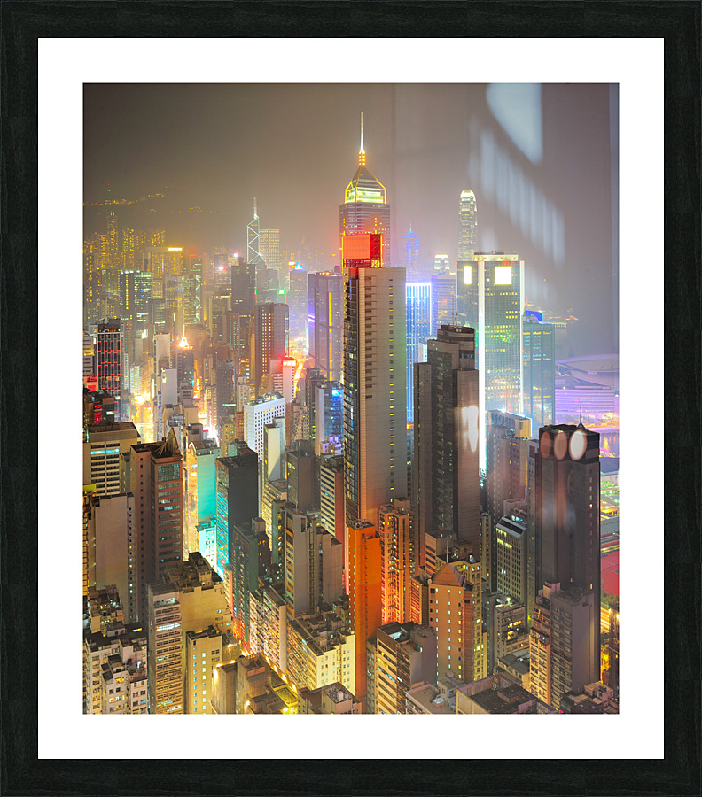 density hong kong Picture Frame print