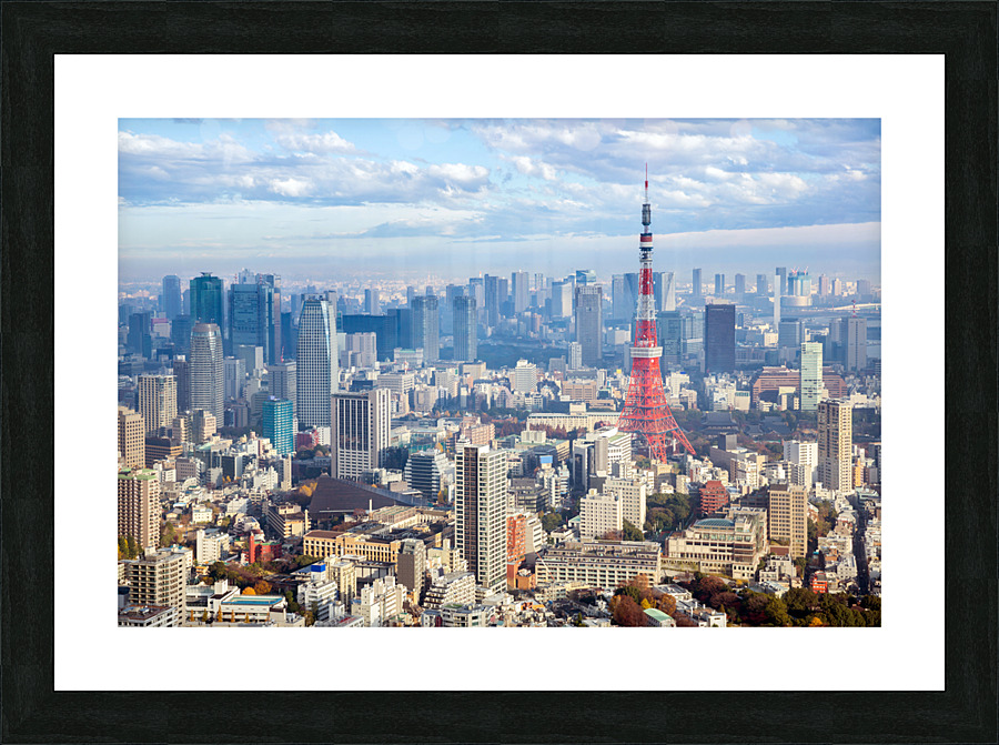 tokyo tower japan Picture Frame print