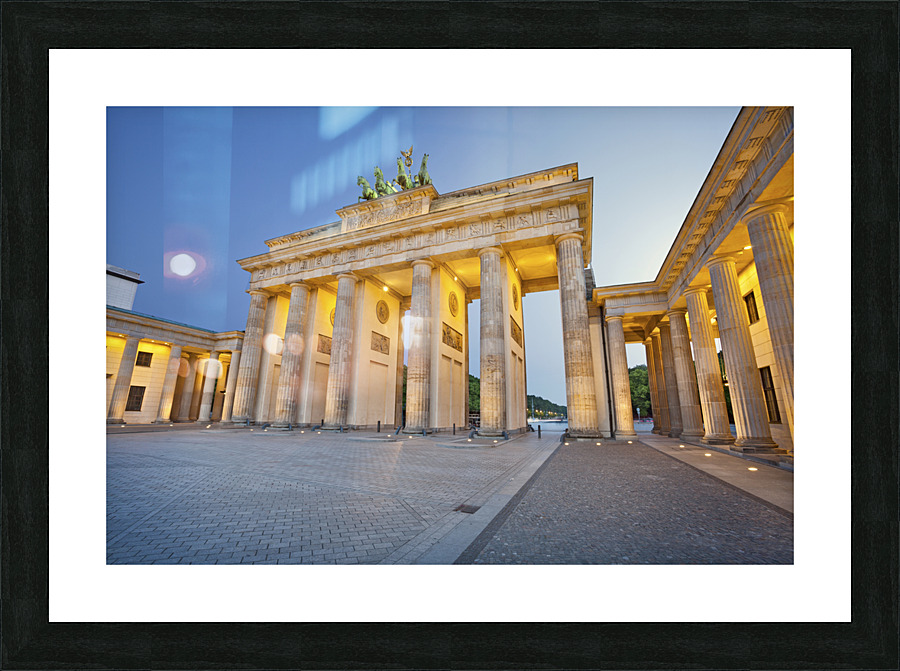brandenburg gate Picture Frame print