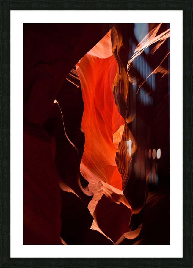 upper antelope canyon Picture Frame print