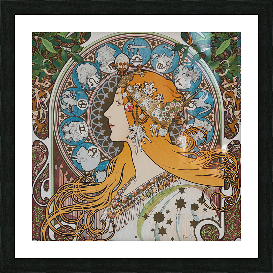 Alphonse Mucha Picture Frame print