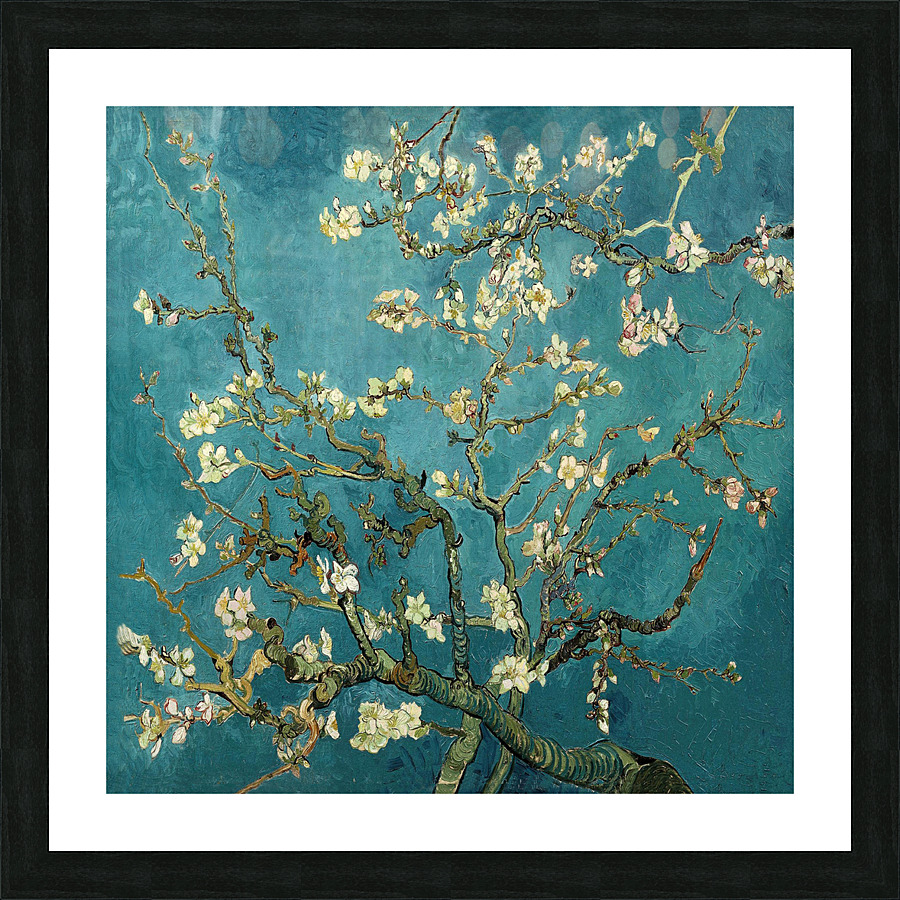  Blossoming Almond Tree by Vincent van Gogh Picture Frame print