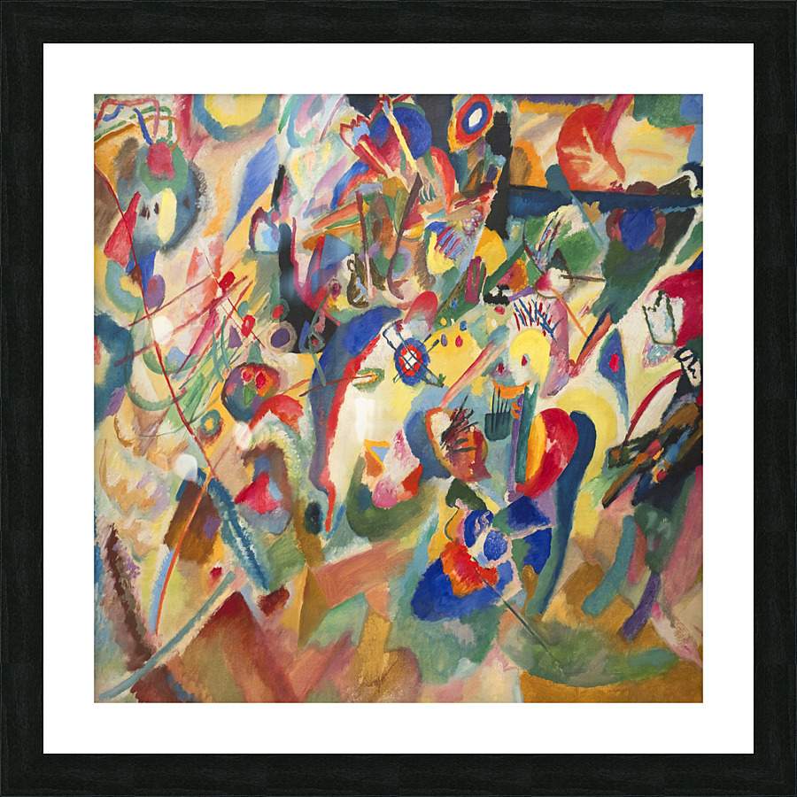  wassily kandinsky  composicion Picture Frame print