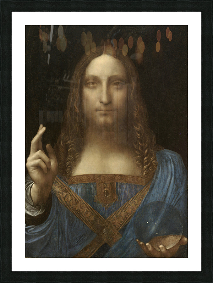 Leonardo da vinci Picture Frame print