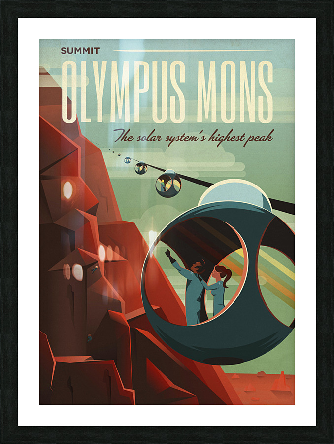 nasa poster Picture Frame print