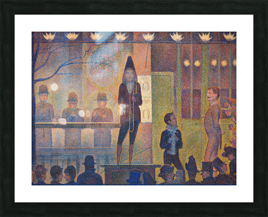 Georges Pierre Seurat Circus Sideshow Picture Frame print