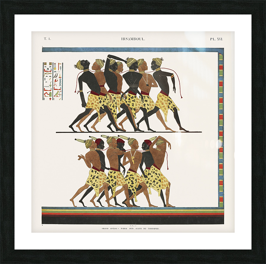 ancient egypt illustrations Picture Frame print