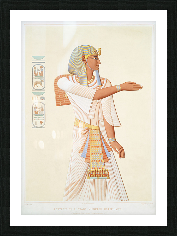 ancient egypt illustrations Picture Frame print