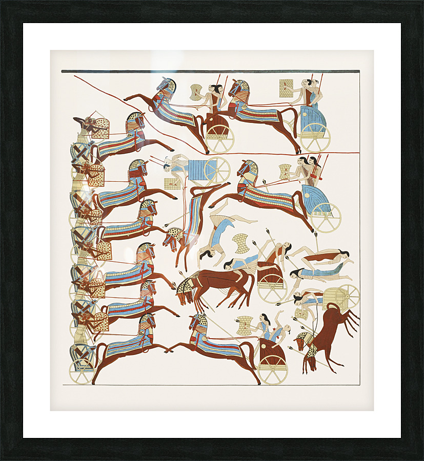 ancient egypt illustrations Picture Frame print