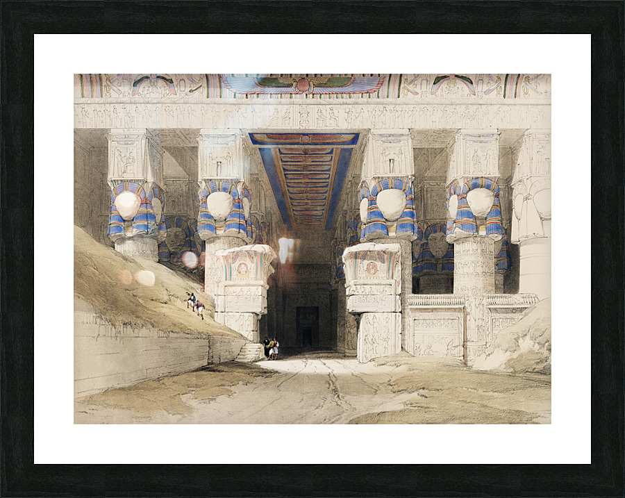 ancient egypt illustrations Picture Frame print