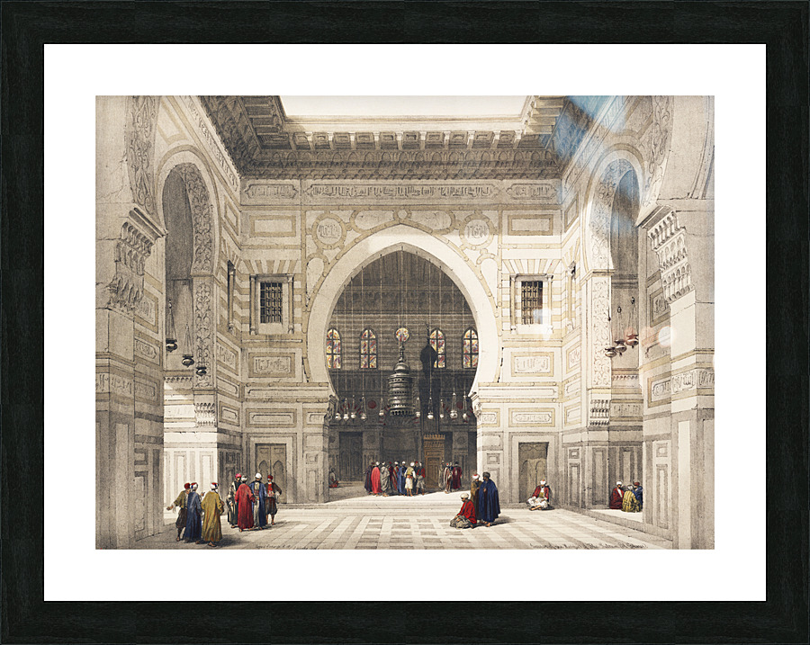 ancient egypt illustration Picture Frame print