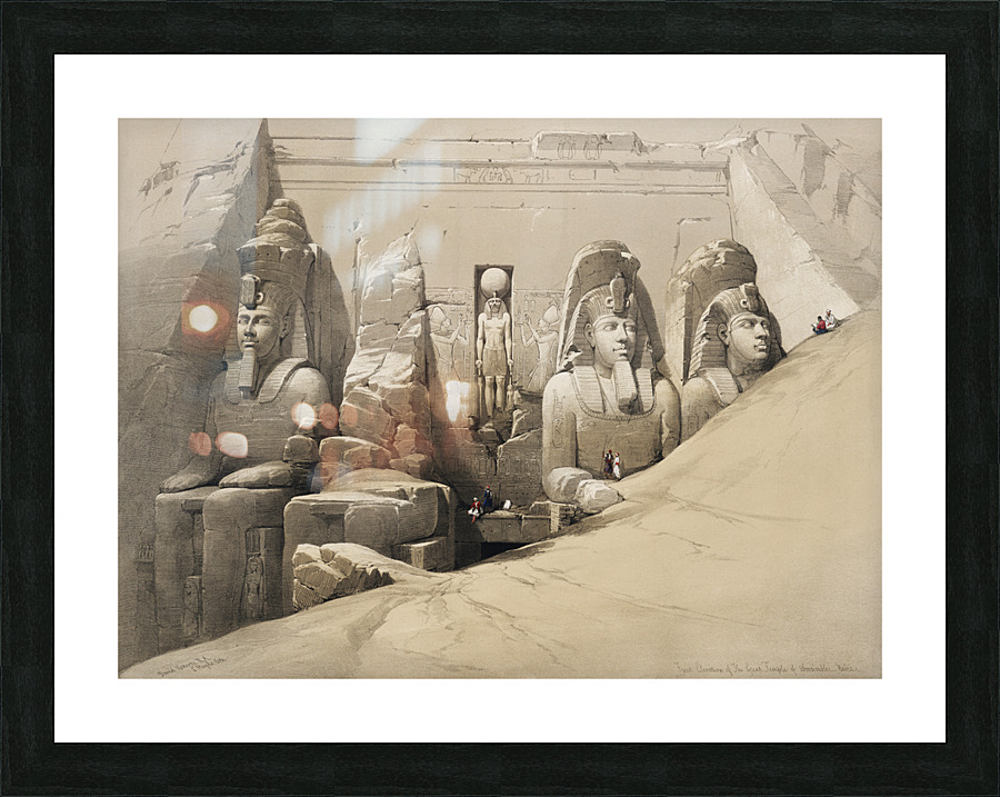 ancient egypt illustration Picture Frame print