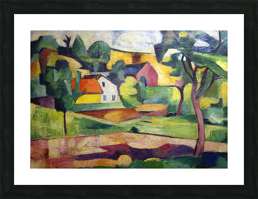 1073 Helmuth Macke Picture Frame print
