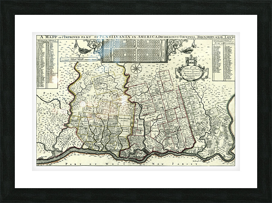 1526 maps old map 10 Picture Frame print