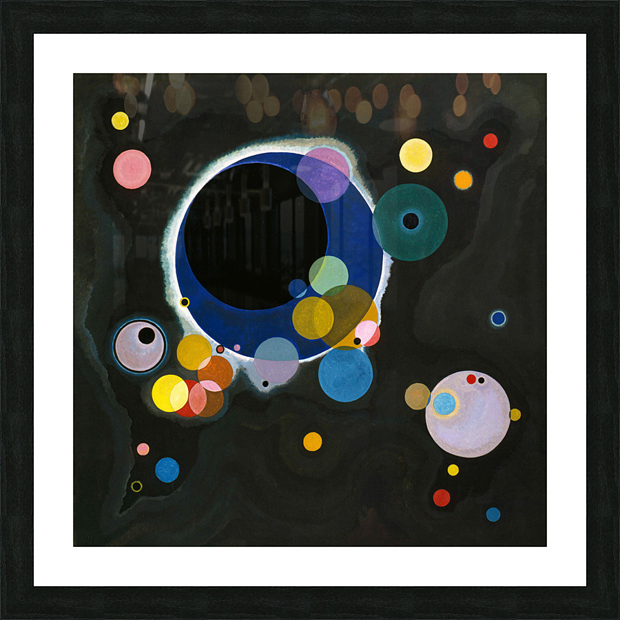 1699 Kandinsky circulos Picture Frame print