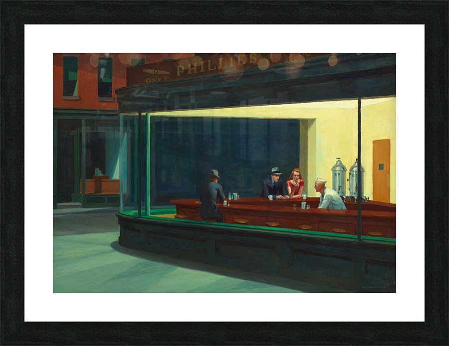 2615 Edward Hopper Picture Frame print