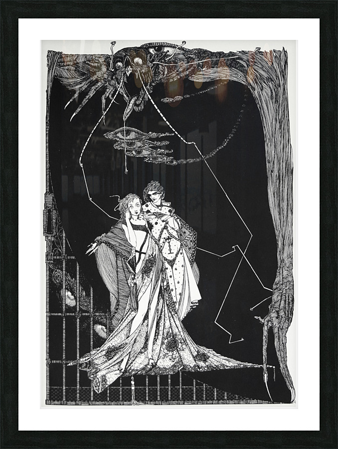 3418 harry clarke Picture Frame print
