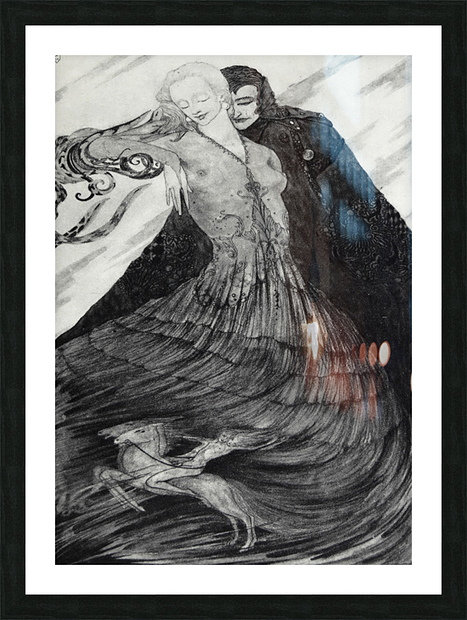 3442 harry clarke Picture Frame print