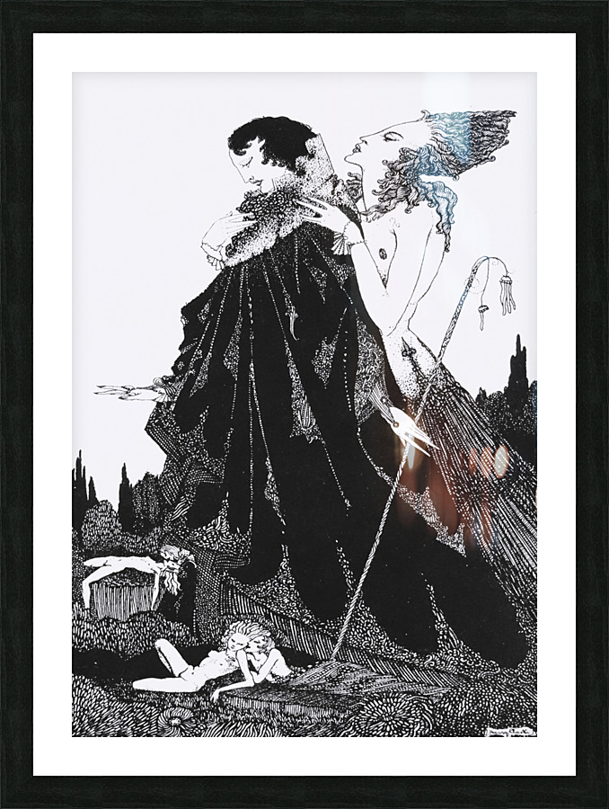 3441 harry clarke Picture Frame print