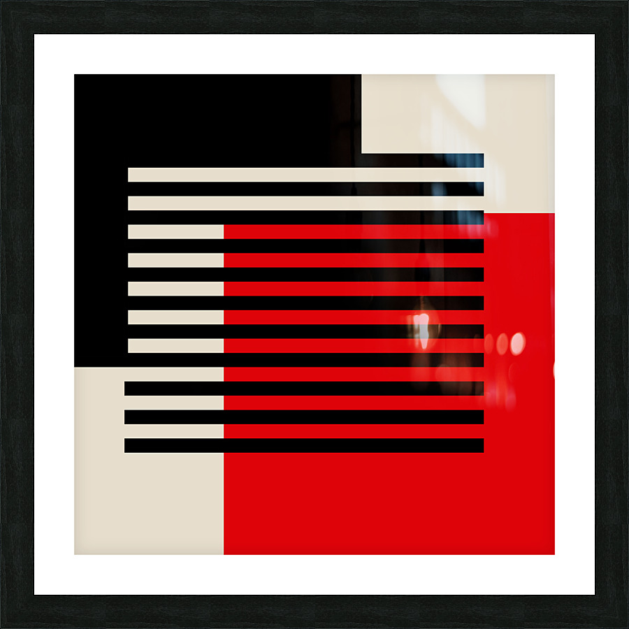 4399 abstract geometric Picture Frame print