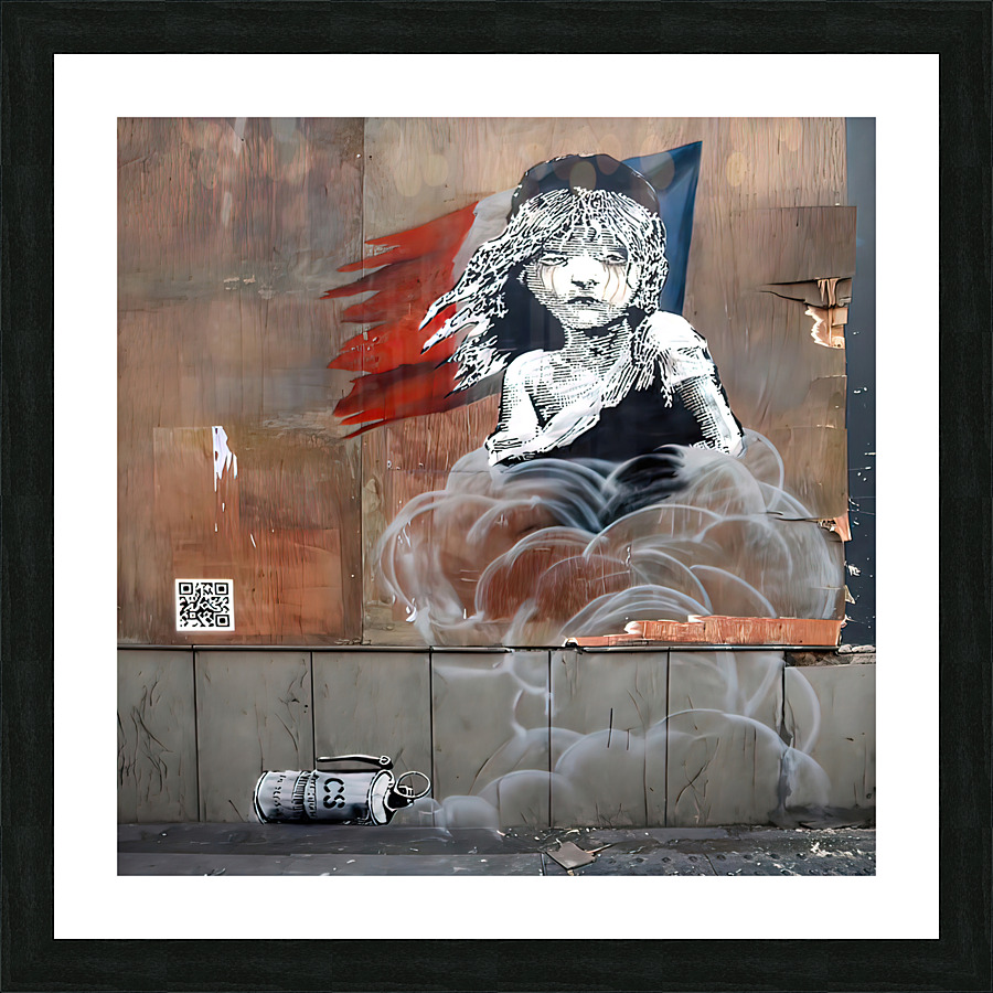 4414 Banksy cosette by artvi Wall Art